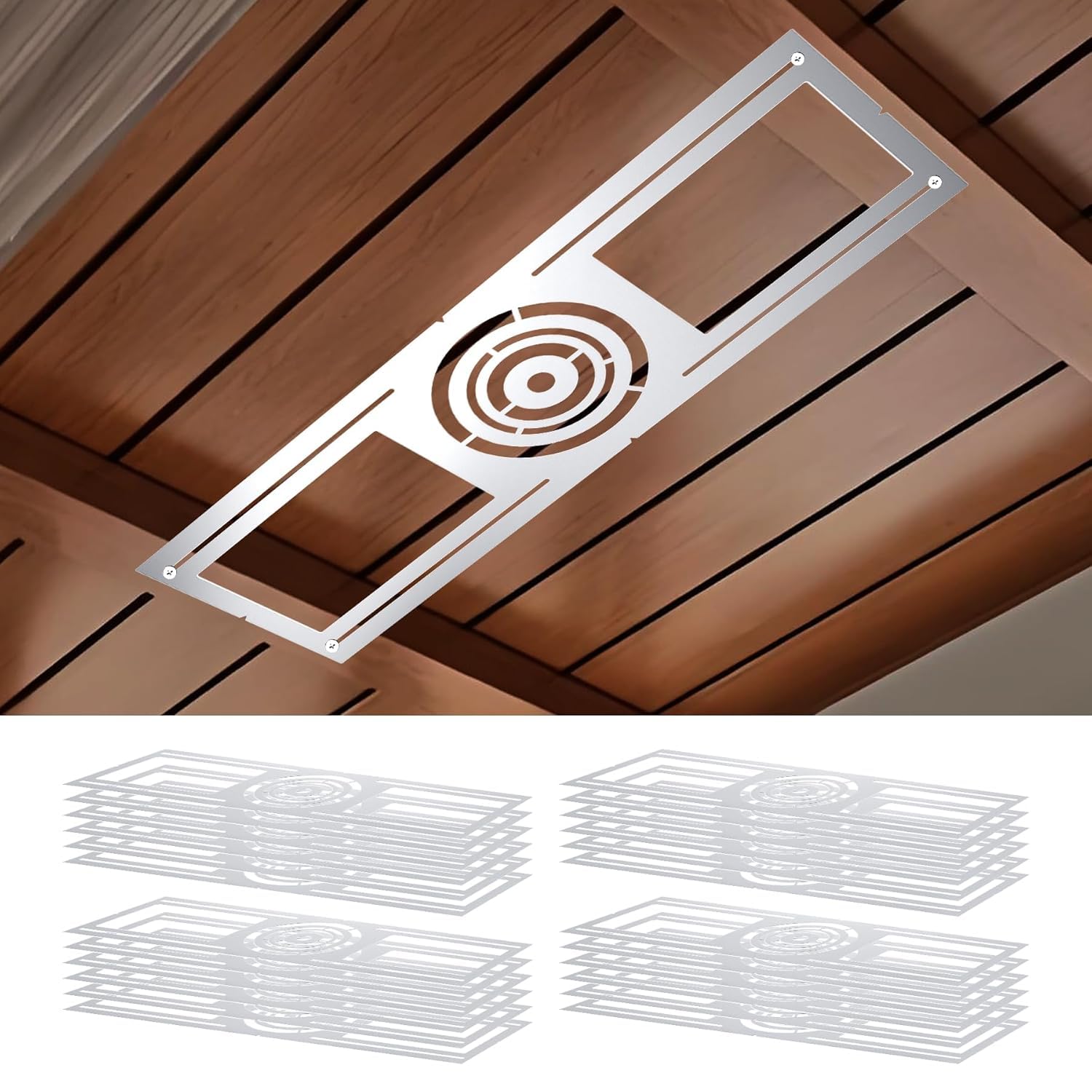 Recessed Light Housings - 48 Pack Sidasu Plates -9 Recessed Light Housings - 48 Pack Sidasu Plates -9