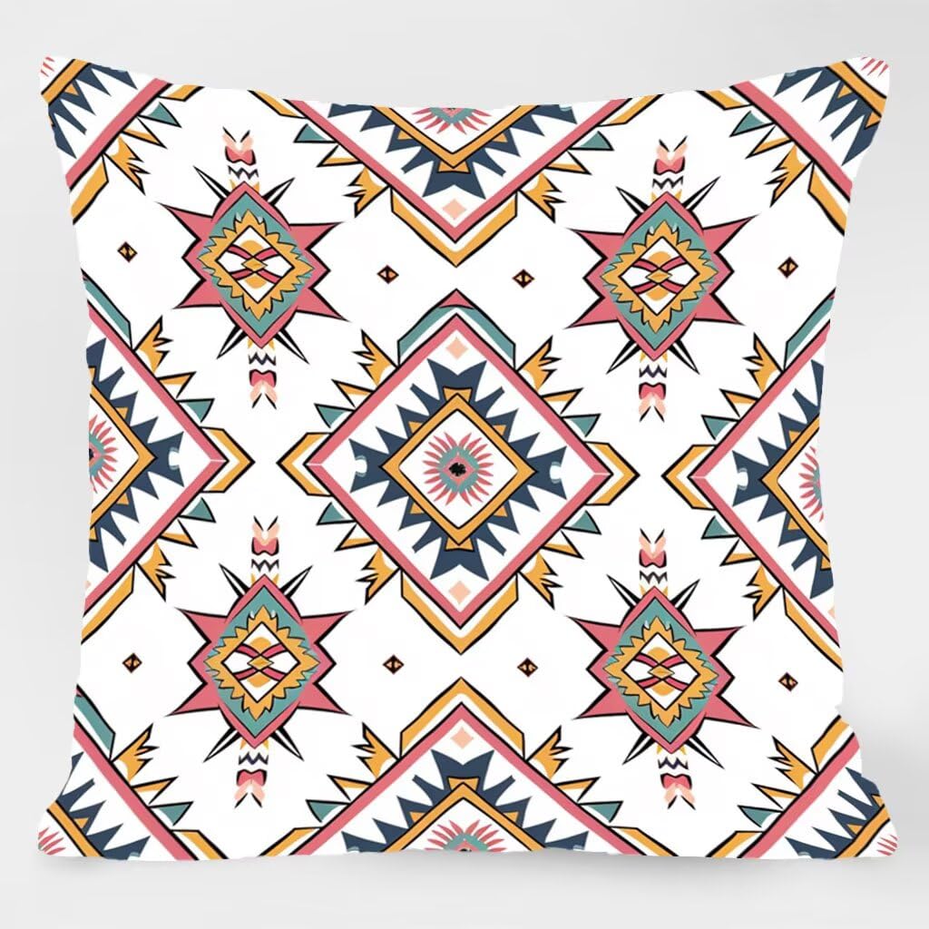 BZ-11804 - Fundas de cojín impermeables para exteriores, 24 x 24 pulgadas, paquete de 4 fundas de almohada decorativas modernas para muebles de jardín, granja, patio, balcón, sofá, almohadas duraderas