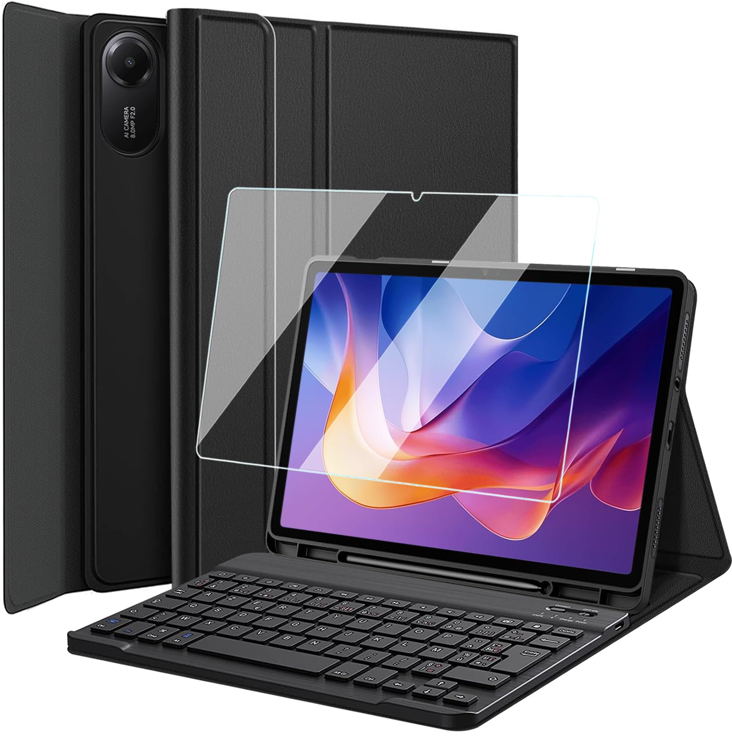 Clavier Bluetooth Amovible pour Xiaomi Redmi Pad 2 - AZERTY Français