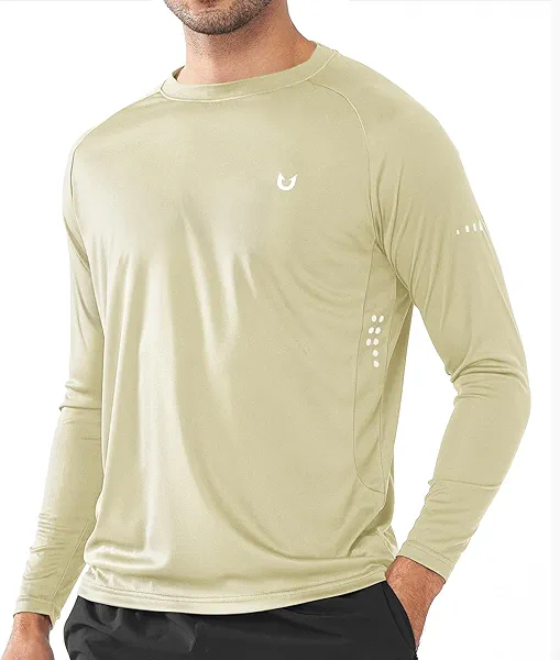 NORTHYARD Men's Sun Protection UPF 50+ Shirts Long Sleeve Swim Rash Guard Shirt Workout Running Athletic Gym UV Fish Hiking