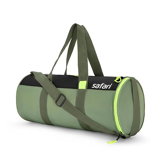 Safari Trainer Duffle Bag with Shoe Compartment, Gym Bag for Men & Women, Sports Duffle, Travel Duffle, Training Bag, Olive Blitz
