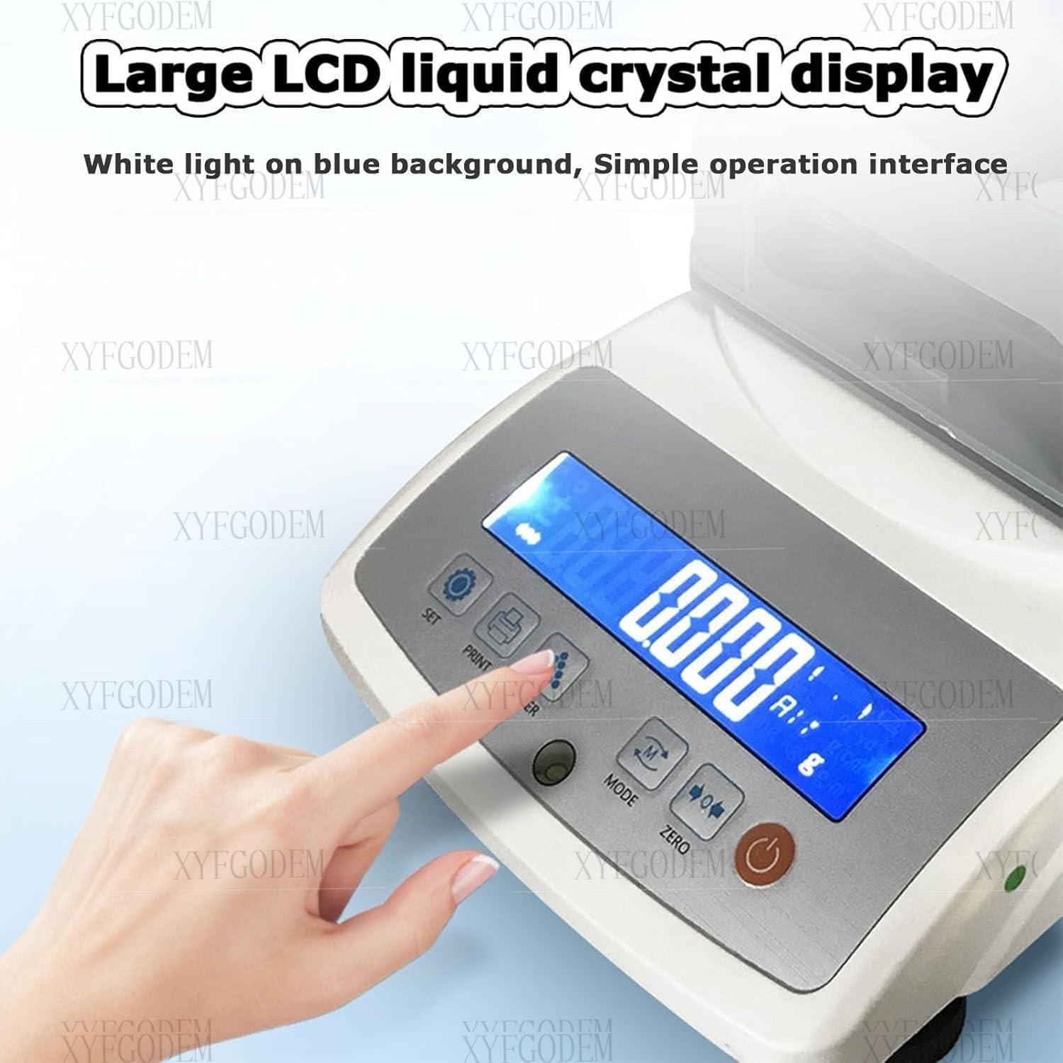 Densímetro Electrónico de Alta Precisión para Goma, Plástico, Metal – Medidor Densidad Sólida con Pantalla RS-232 y Compensación Temperatura, Ideal para Laboratorio Control Calidad