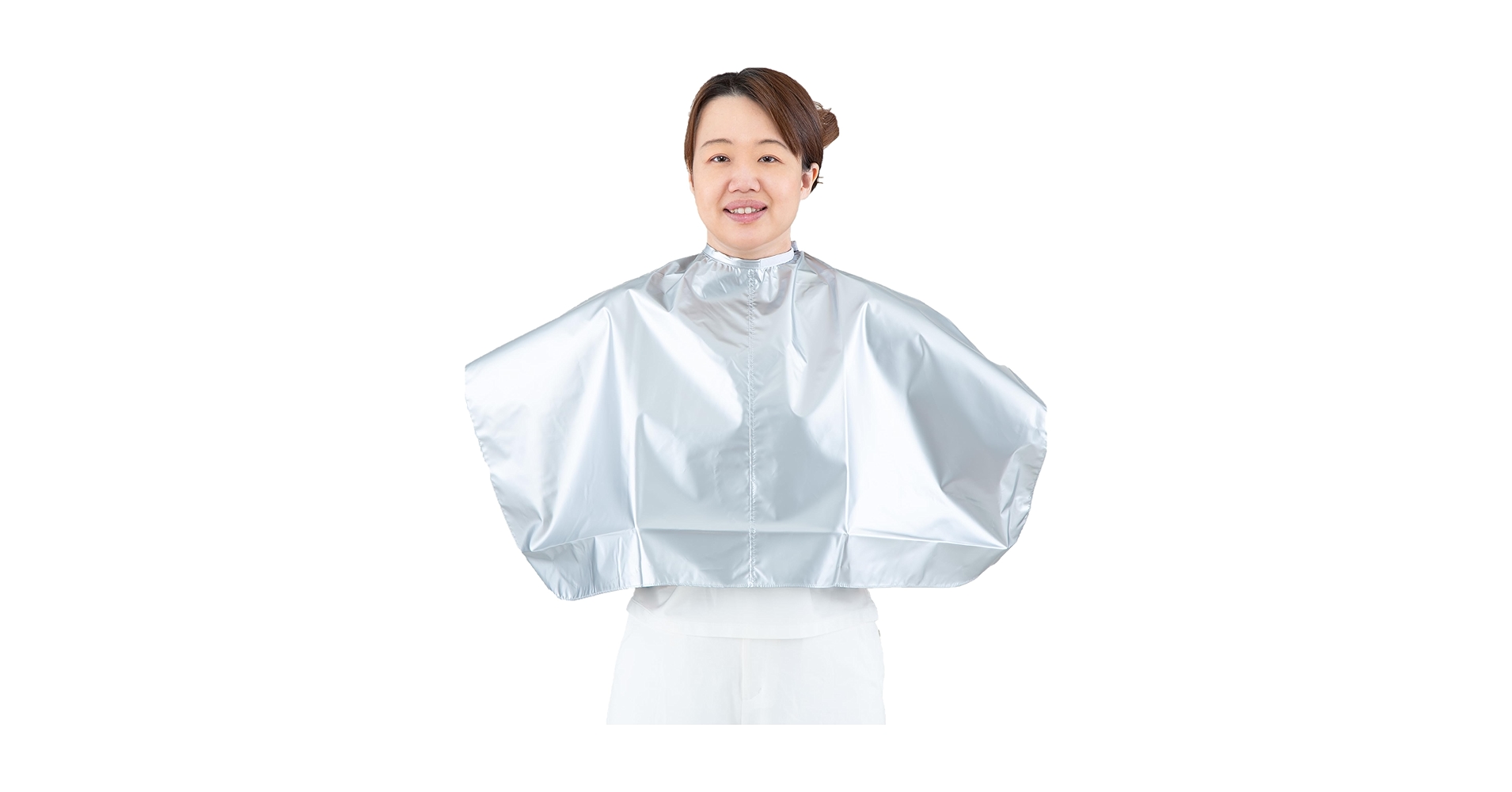 カネコイサオ　ケープ Amazon.co.jp: [MEIHO] No.5710 シルバー 防水ケープ シャンプー