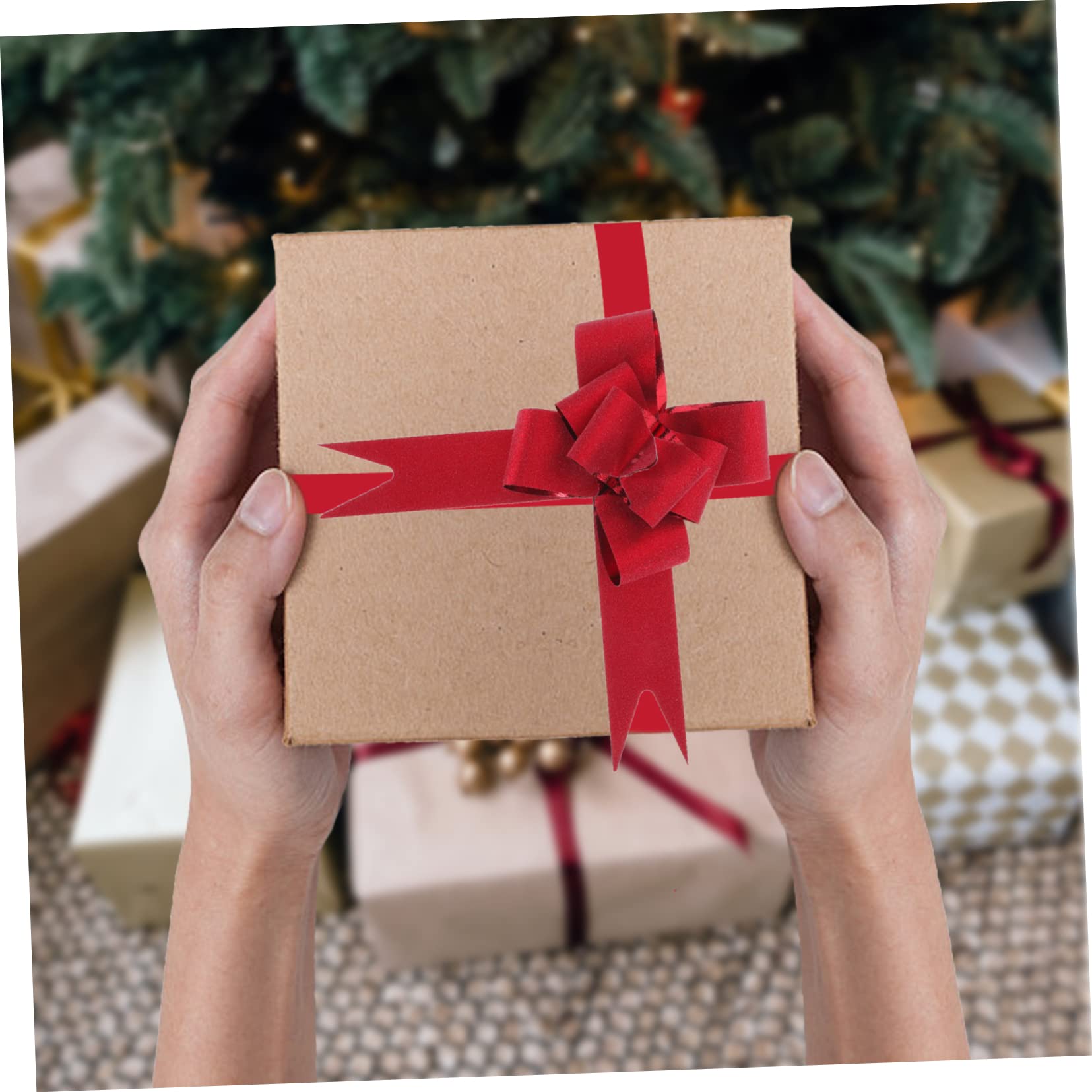Vaguelly De Para Decoración De Fiestas Bows De Satén para Adornos Navideños Y Bodas 50 Piezas X 8