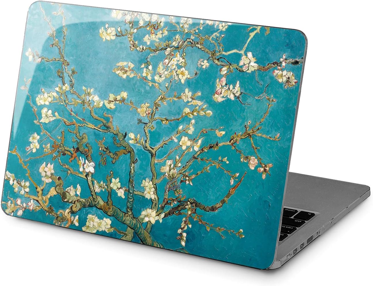 Hard Case Compatible for MacBook Pro 16 14 M3 M2 2023 M1 Pro 13 2022 Air 13 2021 Retina 2020 Mac 11 12 Almond Tree in Blossom Laptop Floral Protective Design Cover Vincen Van Gogh Nice Print