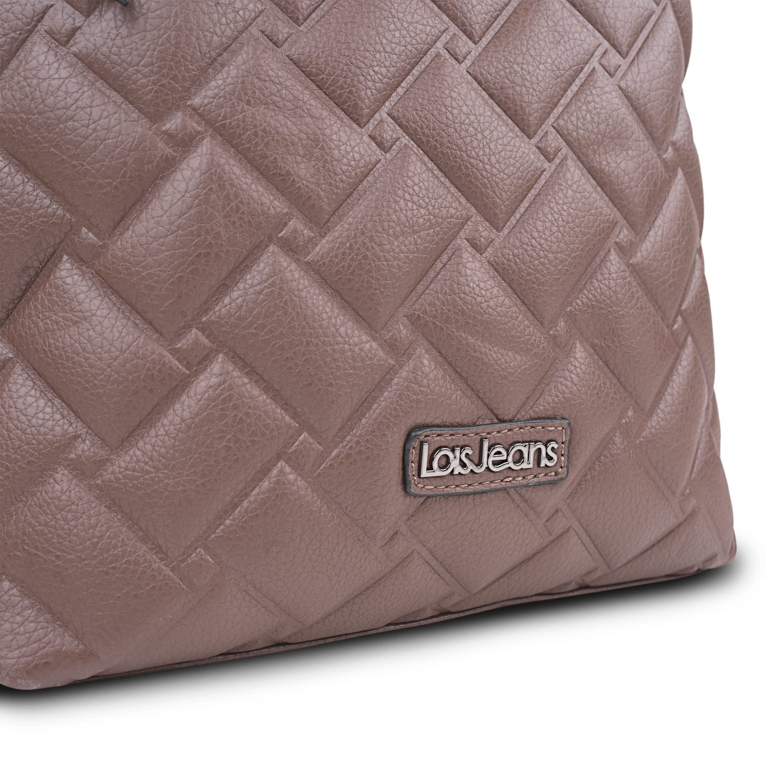 Lois - Bolso Mochila Mujer Elegante Tipo Casual Moderna Para Vestir Mochilas Mujer Estilo Urbano Mochila Negra Mujer Pequeña Ideal Para Uso Diario, Marrón oscuro