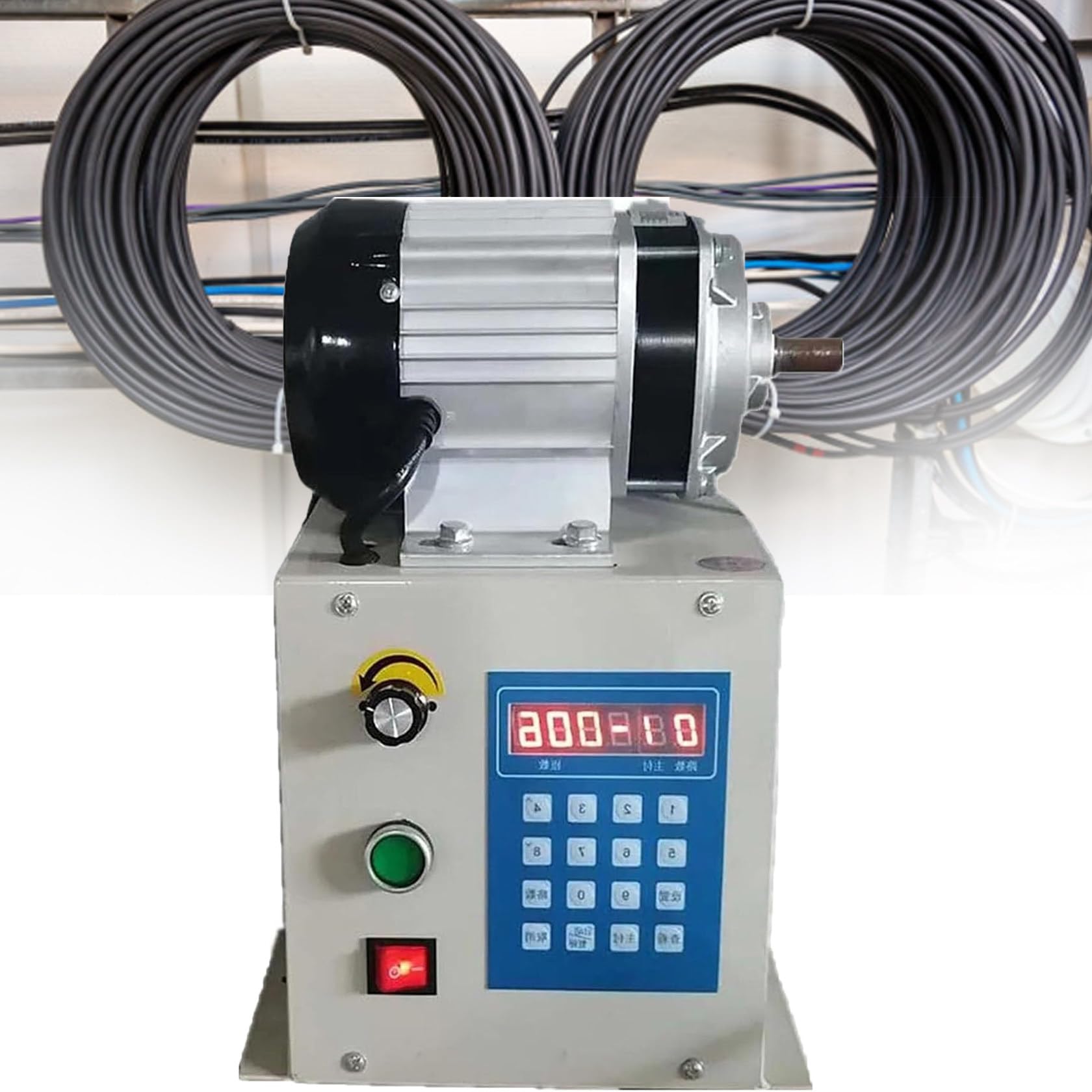 Bobinatrice elettrica automatica, strumento regolabile ad alta velocità con intervallo di conteggio 0-9999, 650 W per uso industriale, soluzione di avvolgimento completamente automatica