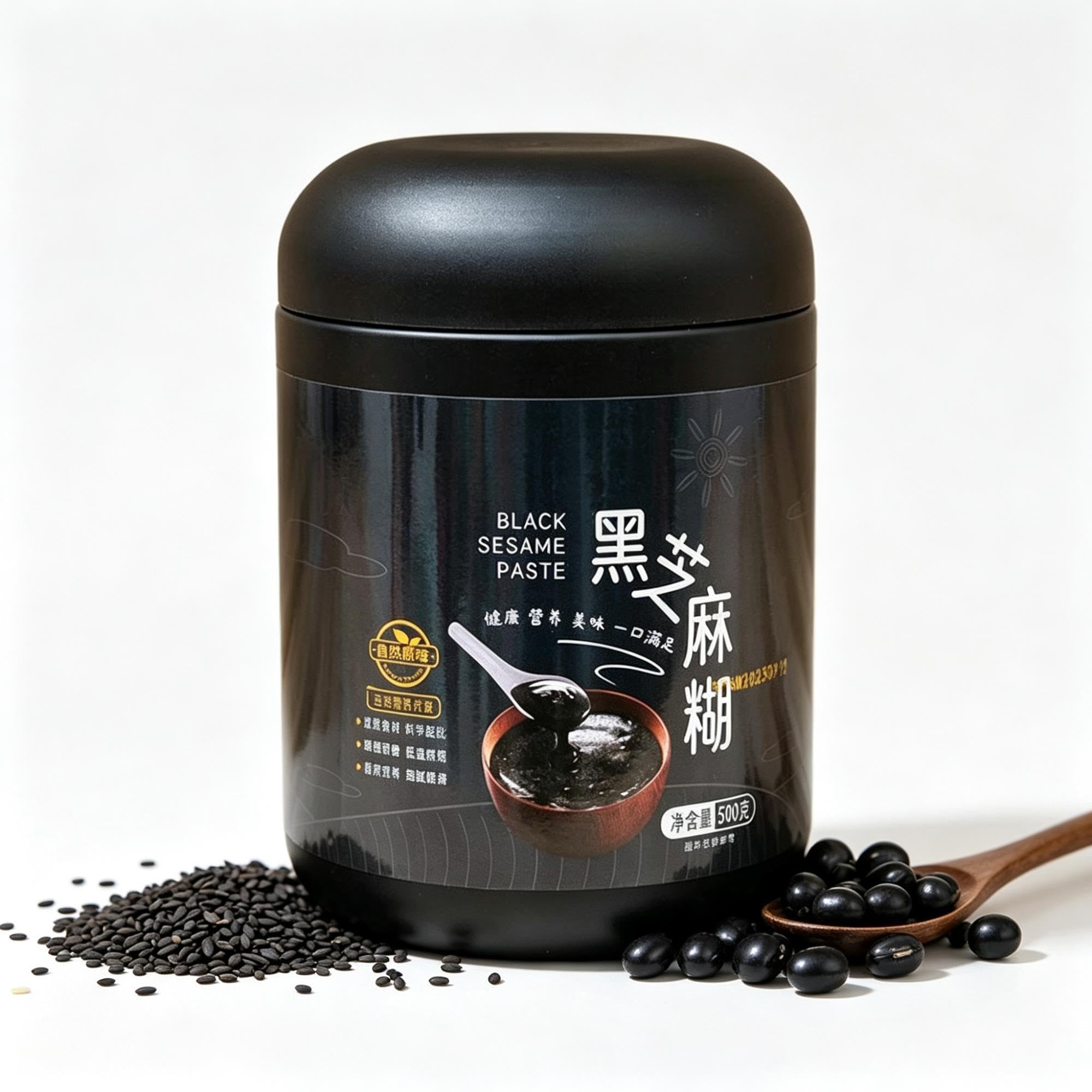 Cereal De Sésamo Negro En Polvo 500g Pasta Instantánea