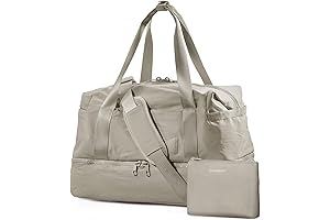 BAGSMART Durable Weekender Bag: Perfect for Personal Item Travel on Spirit Airlines