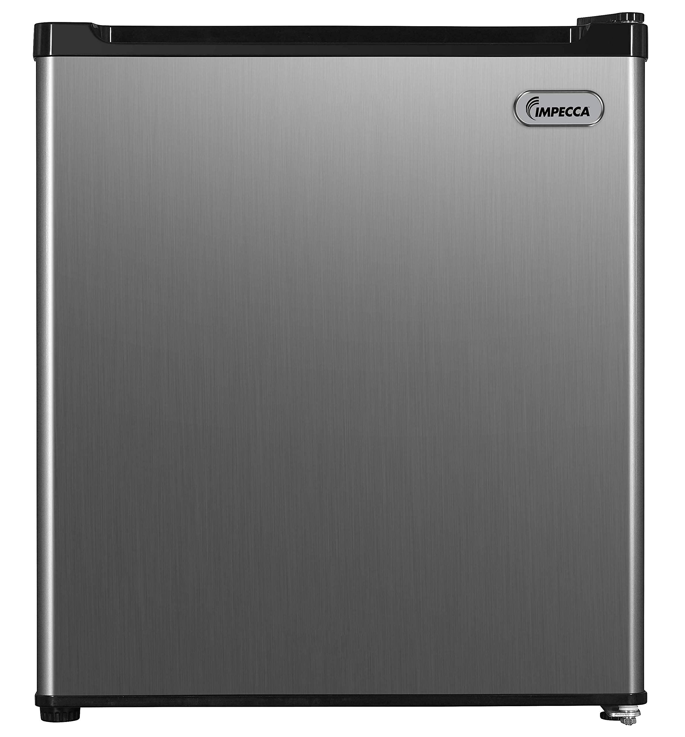 Impecca Compact Refrigerator Reversible Door Classic Refrigerator, Single Door All-Refrigerator Mini Fridge, 1.7 Cubic Feet, Stainless on Fridge.com - View 3