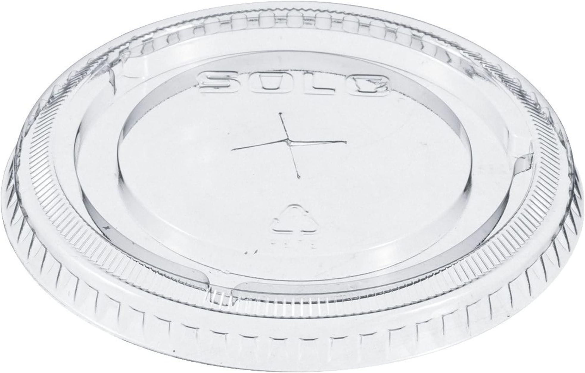 Dart Solo 662TS 12 oz. Clear Plastic Lid with Straw Slot 1000 / Case
