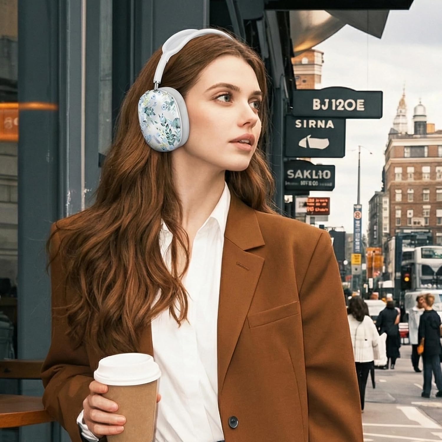 Case Cover for AirPods Max Headphones,Anti-Scratch Ear Pad Case Cover/Ear Cups Cover/Headband Cover/Top Pad Protector,for AirPods Max. Clear Soft TPU and Silicone,Skin Scratch Proof.
