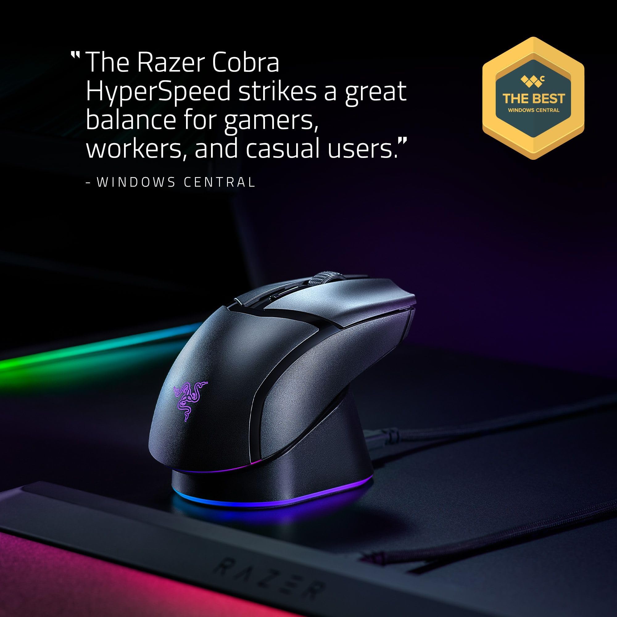 Razer Cobra Hyperspeed ワイヤレスマウス Amazon.com: Razer Cobra HyperSpeed Wireless Gaming Mouse: 9