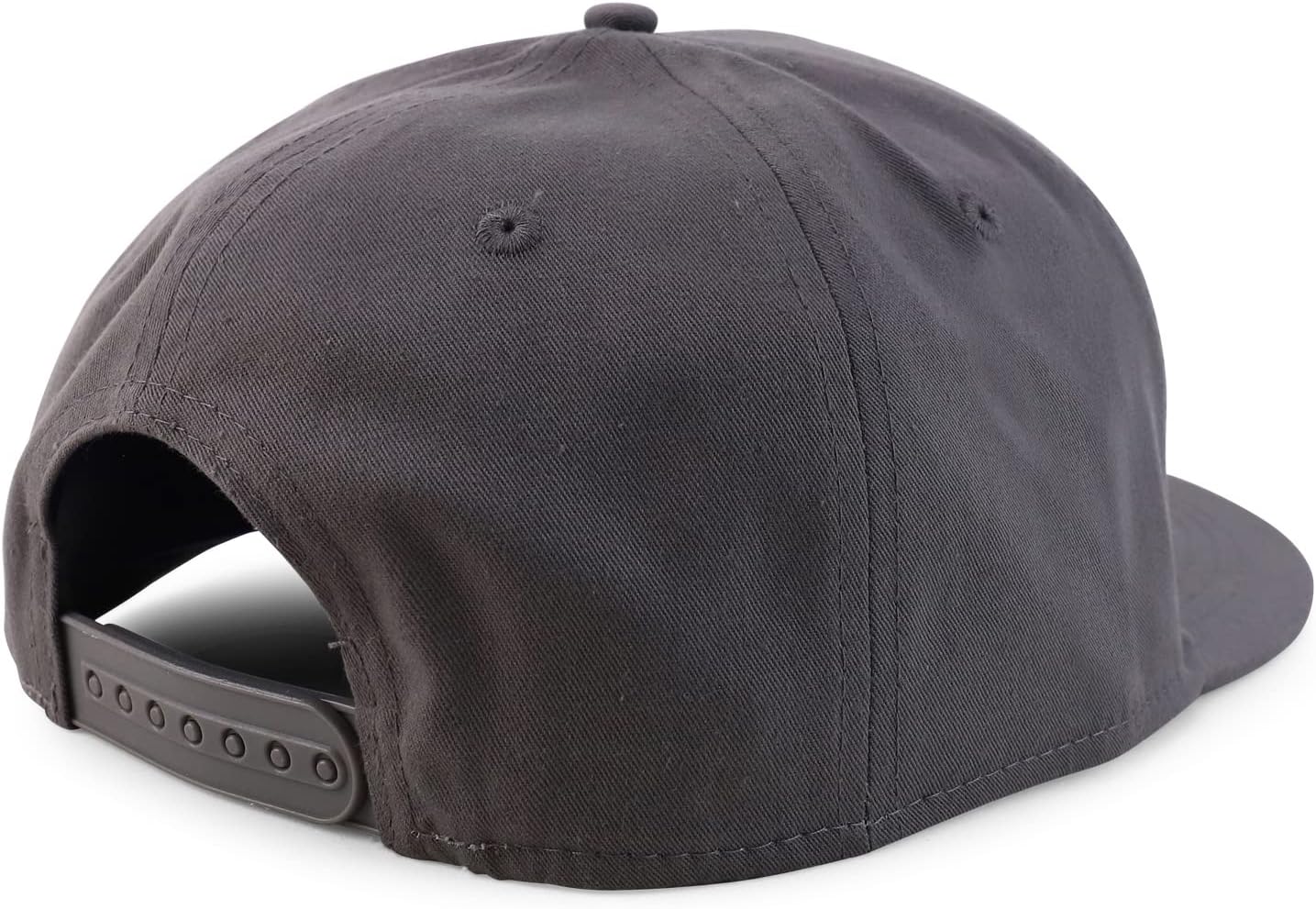 Armycrew Oversized 2XL Structured Flatbill Snapback Cap for Big Heads - Image 3