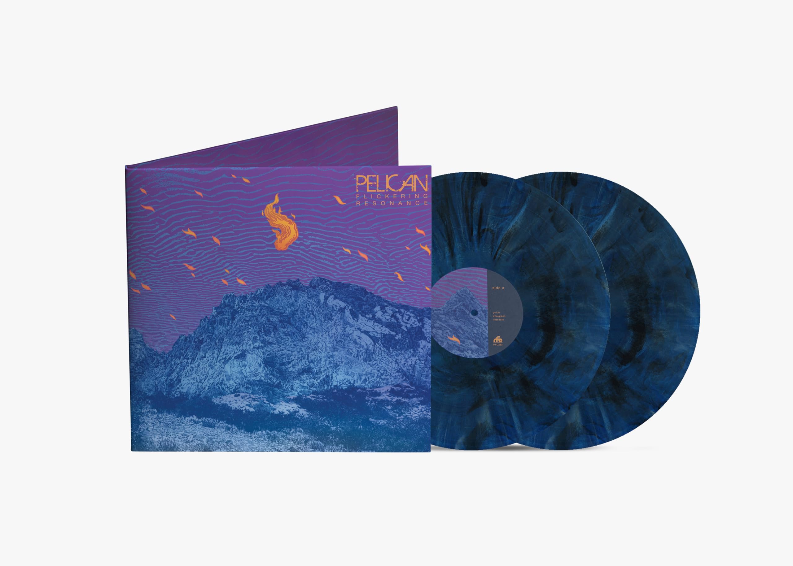 PELICAN - Flickering Resonance - BLUE MARBLED VINYL 2XLP