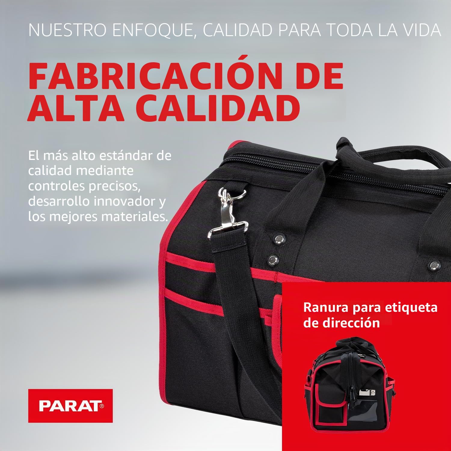 Parat BASIC 5990832991 - Bolsa de herramientas (tamaño M/maletín de herramientas sin contenido, negro)