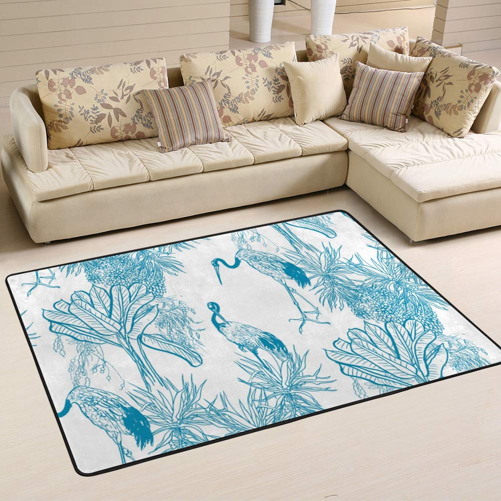 Tapis à carreaux jaunes grand format 60x39 pour salle à manger