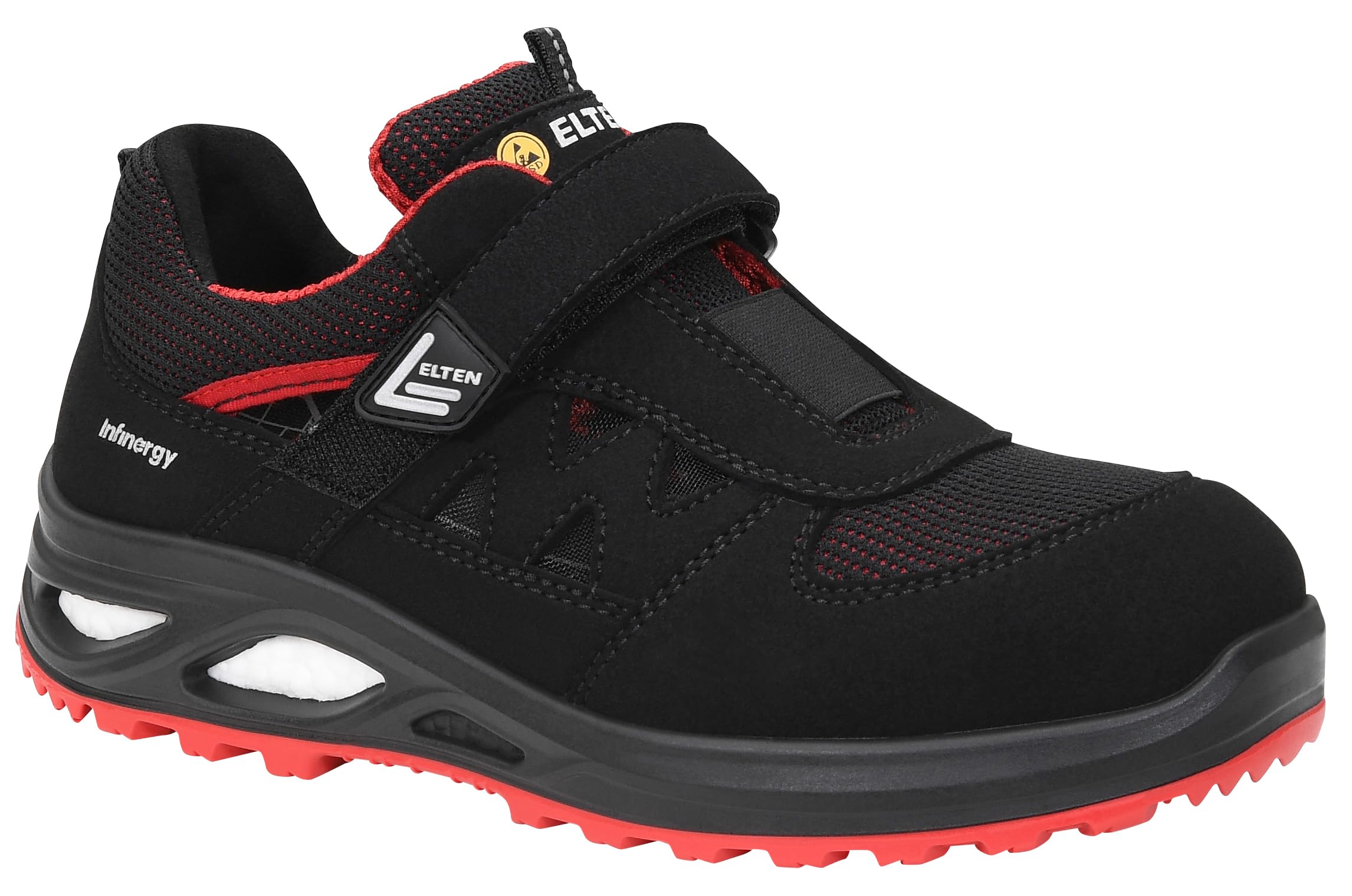 ELTEN Sicherheitsschuhe XXTL Black-Red Easy ESD S1PS, Damen-Sicherheitsschuhe