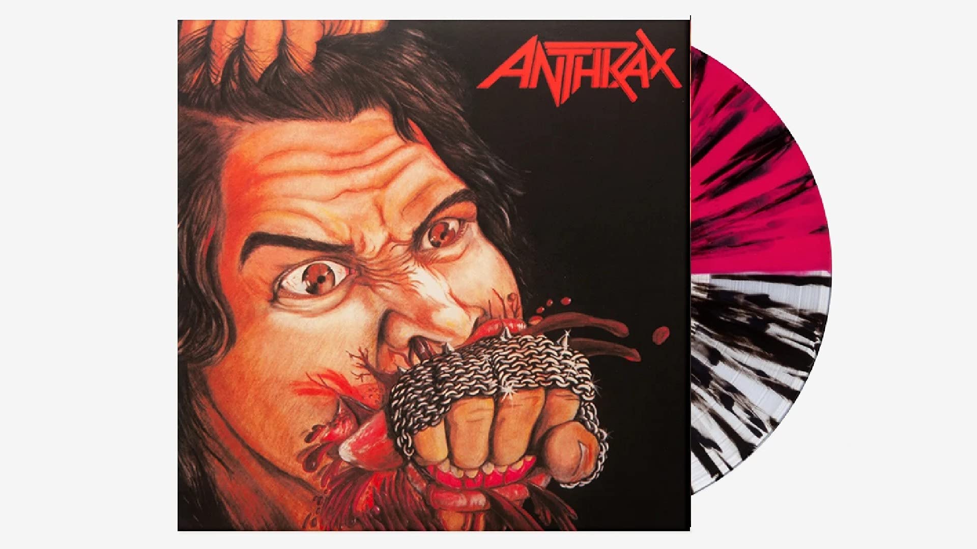 Fistful Of Metal - Exclusive Magenta Clear Split w/ Black Splatter (Only 333 Copies Made Worldwide)