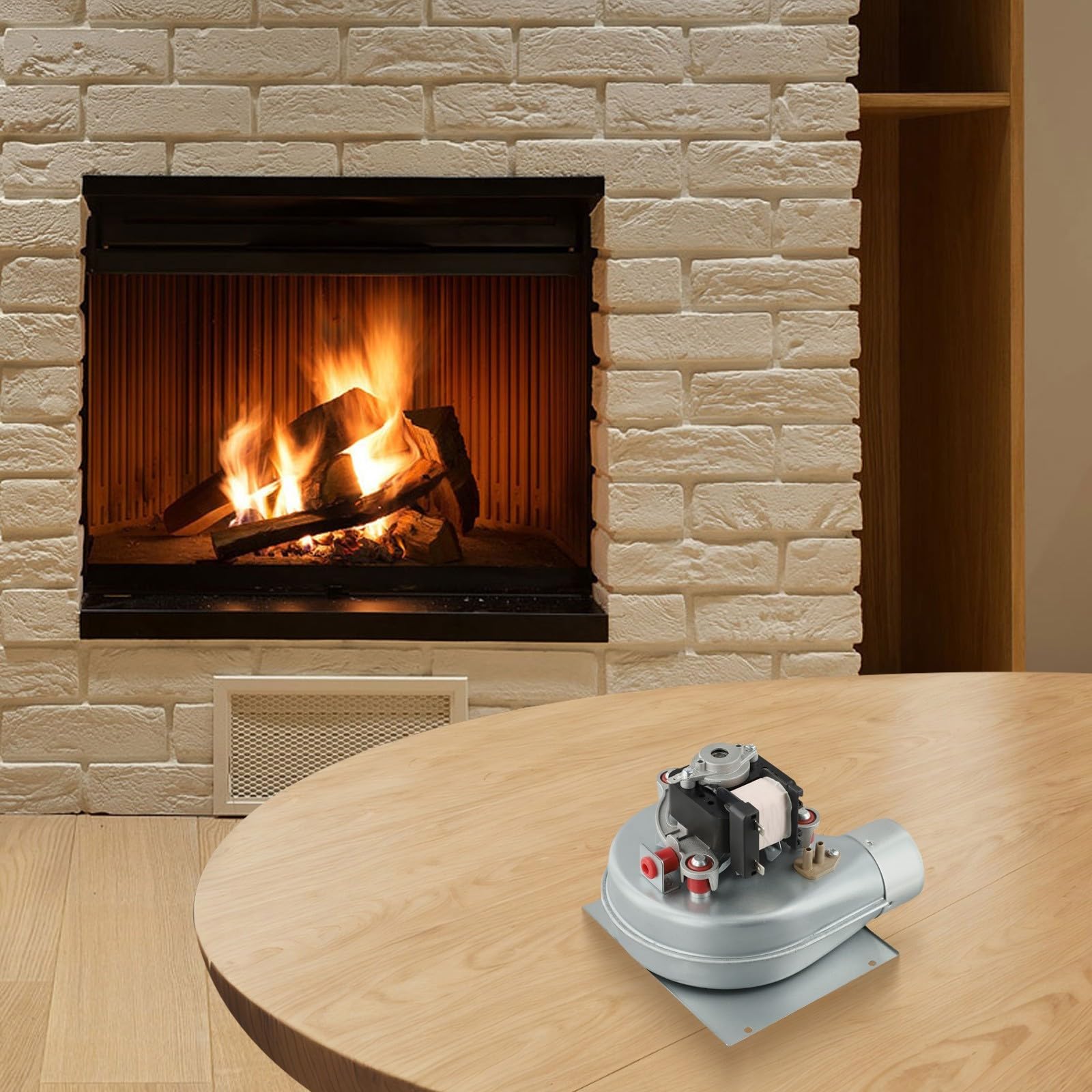Moteur de ventilateur de chaudière, 35 W, montage mural, ventilateur d'escargot pour équipement de ventilation, pièces de rechange de coque en fer