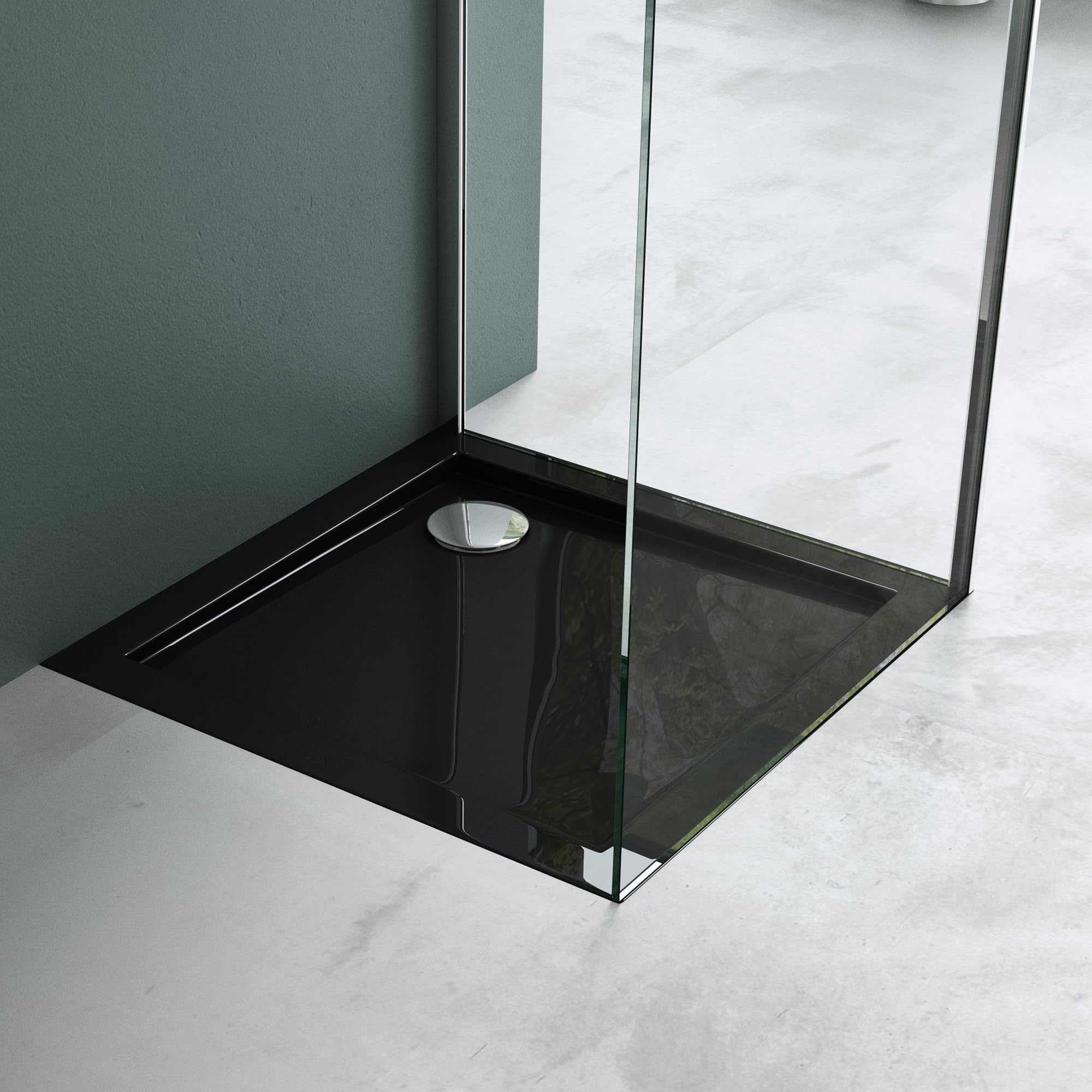 Mai & Mai Acrylic Shower Tray for Bathroom Wet Rooms and Shower Enclosures