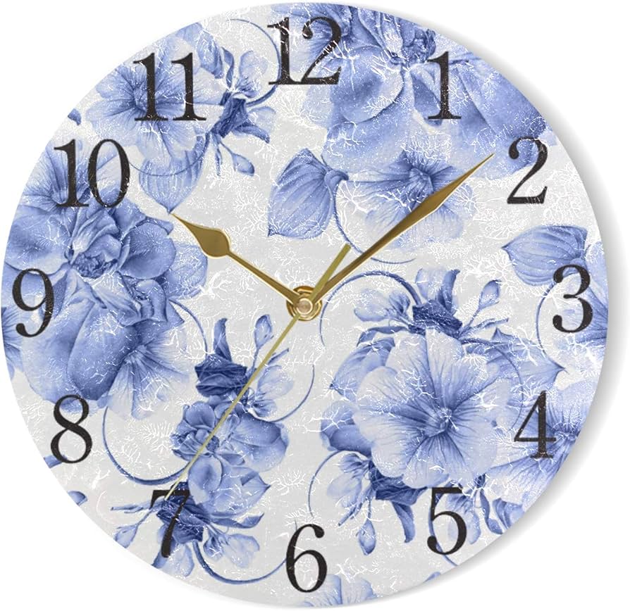 Daum 朝顔時計付き