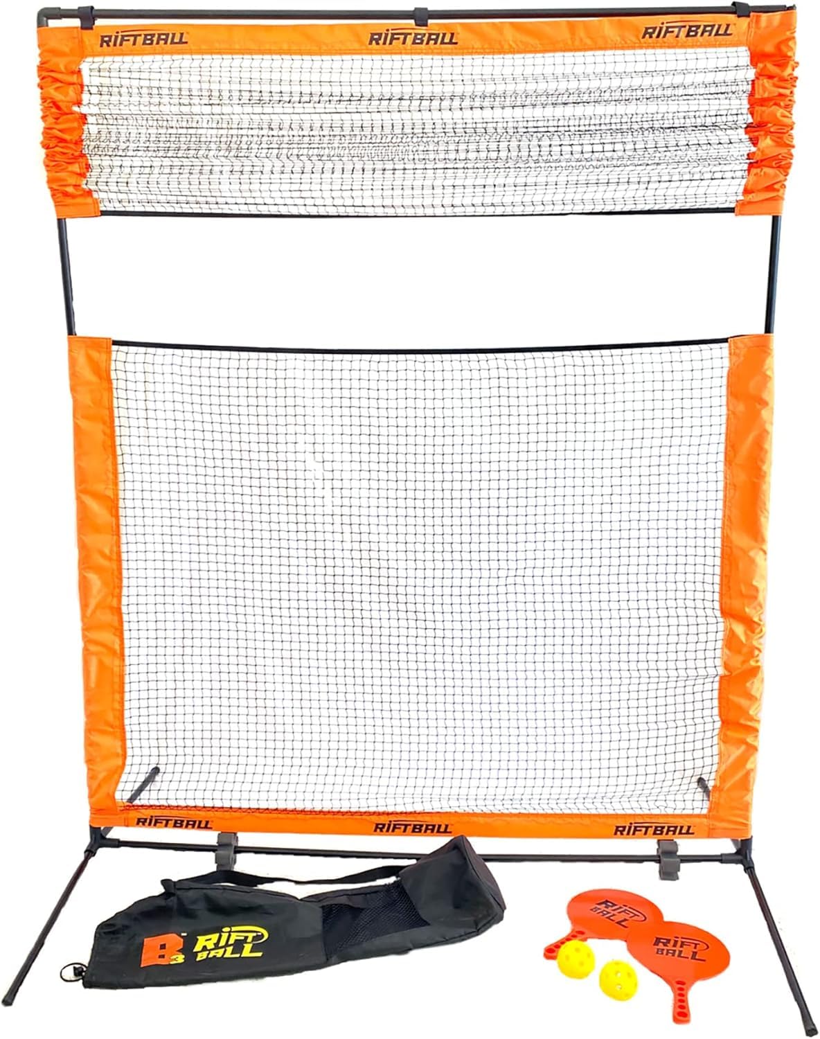 Creative Brainworks B3 Riftball Paddle Ball Game System - 2 Nets for Twice The Fun! For Adults, kids and family: Beach, Yard, Tailgating, Camping
