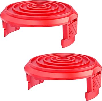 Weed Eater Spool Cap Fits Hyper Tough String Trimmer, Red 2 Pack