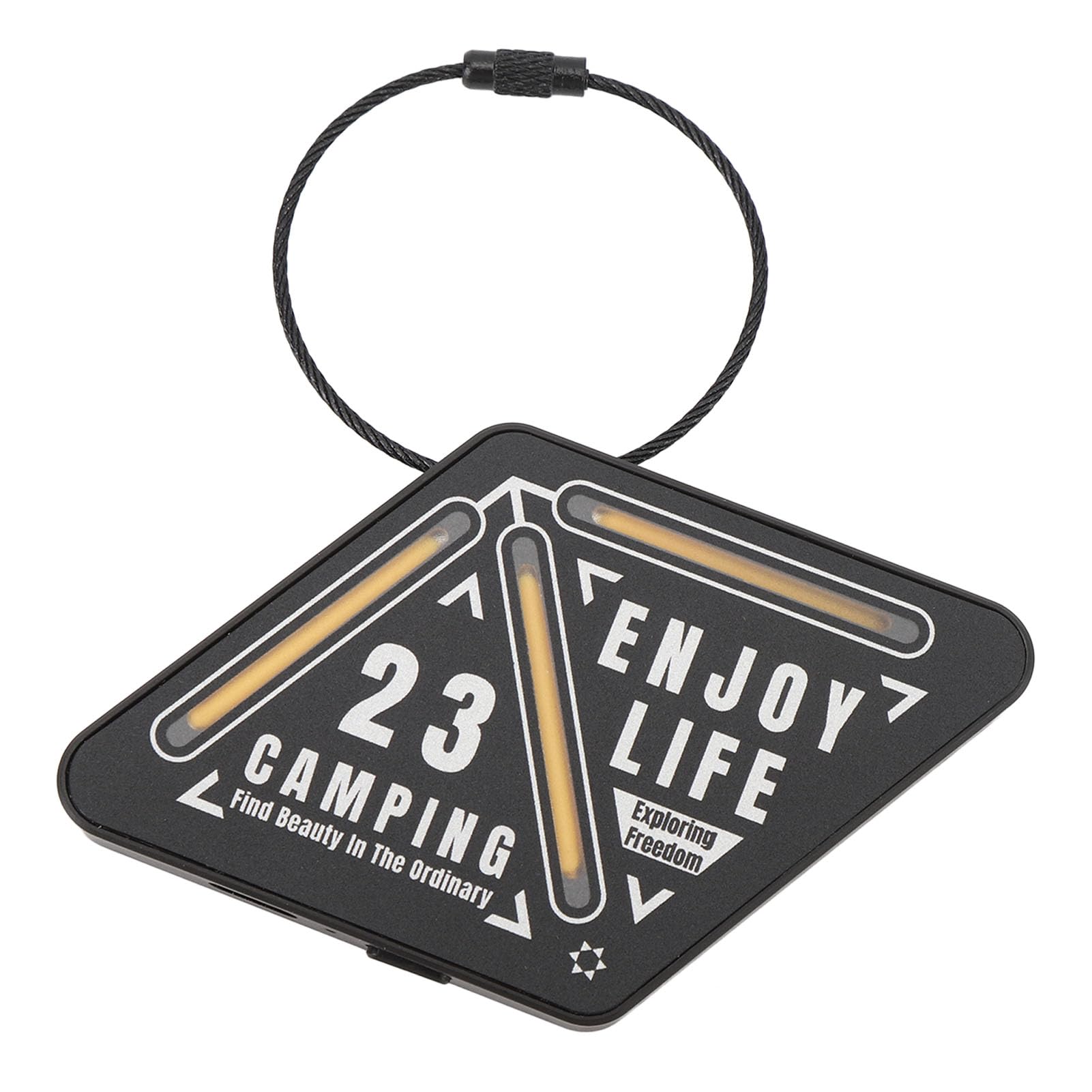 Night Riding Warning Light, Rechargeable Lightweight Cycling Warning Light Magnetic for Camping