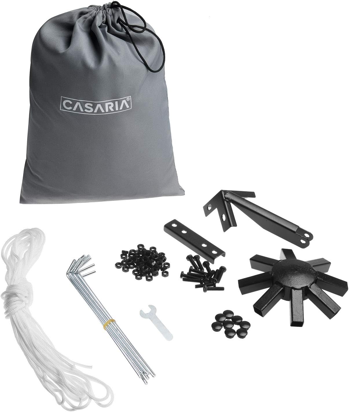 Casaria Lorca Gazebo with 300cm x 300cm dimensions indicated