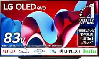 Amazon | 有機ELテレビ OLED83C4PJA [83V型 /4K対応 /BS 4K