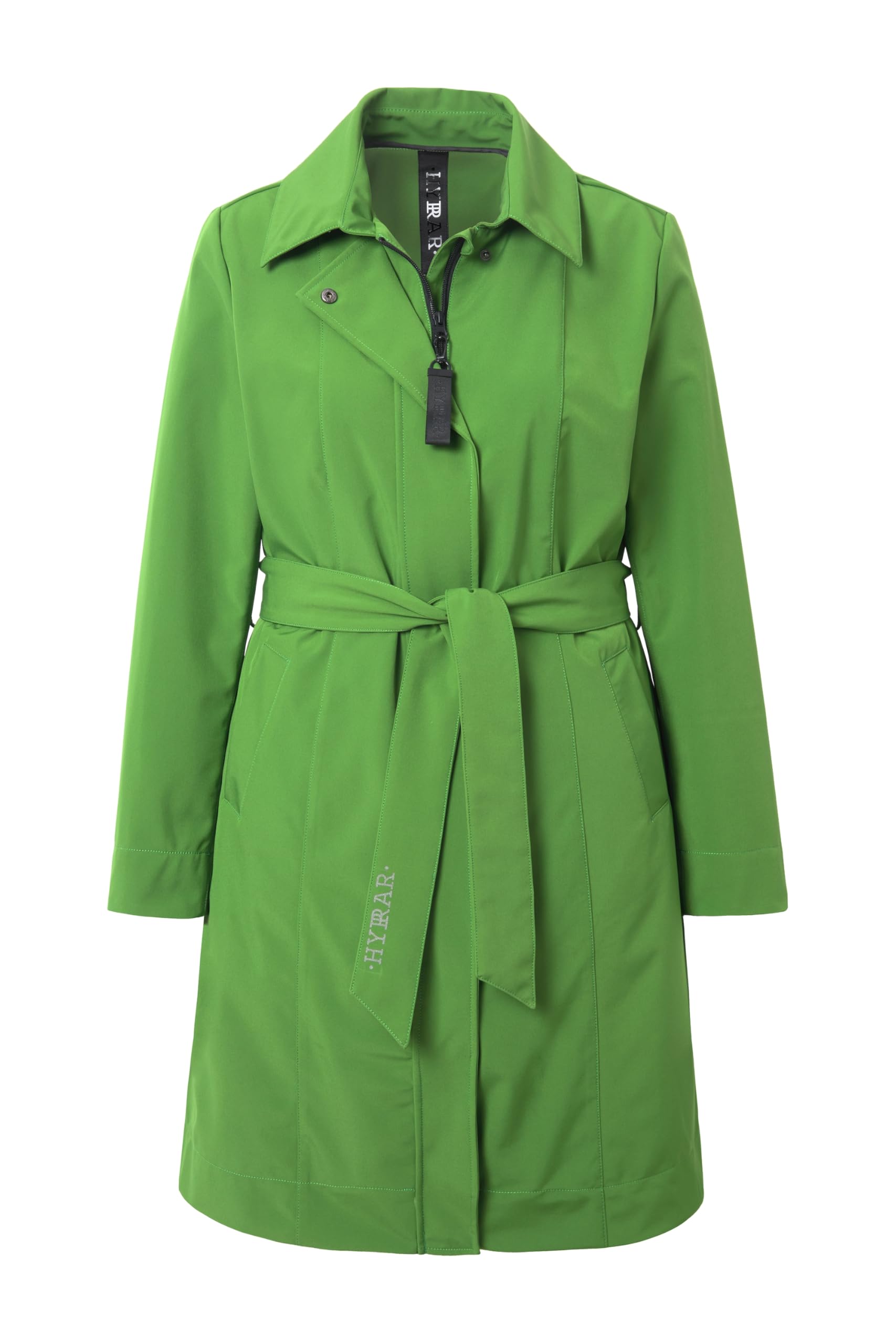 Ulla Popken Gabardina Softshell HYPRAR, hidrófuga, cinturón 835559