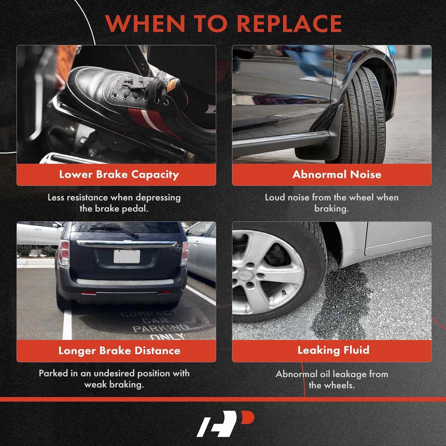 A-Premium Disc Brake Caliper Assembly with Bracket Compatible with Select Chrysler, Dodge, Ram and Volkswagen Models - Town & Country/Grand Caravan 2013-2016, C/V 13-15, Routan, 3.6L - Rear Passenger