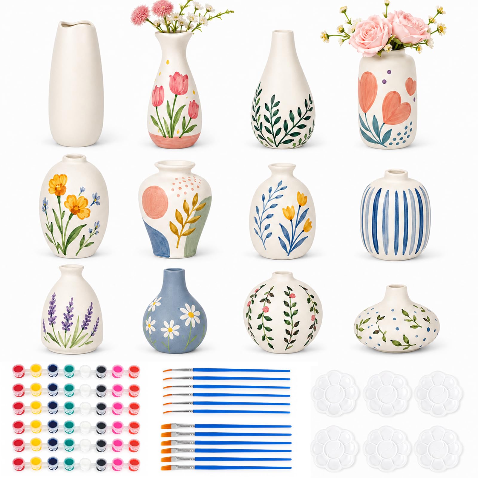 DIY Ceramic Vase Painting