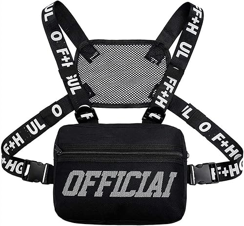 Armiya Bolsa de pecho para hombre, mochila para correr, chaleco ligero, soporte para teléfono para entrenamiento, correr, senderismo