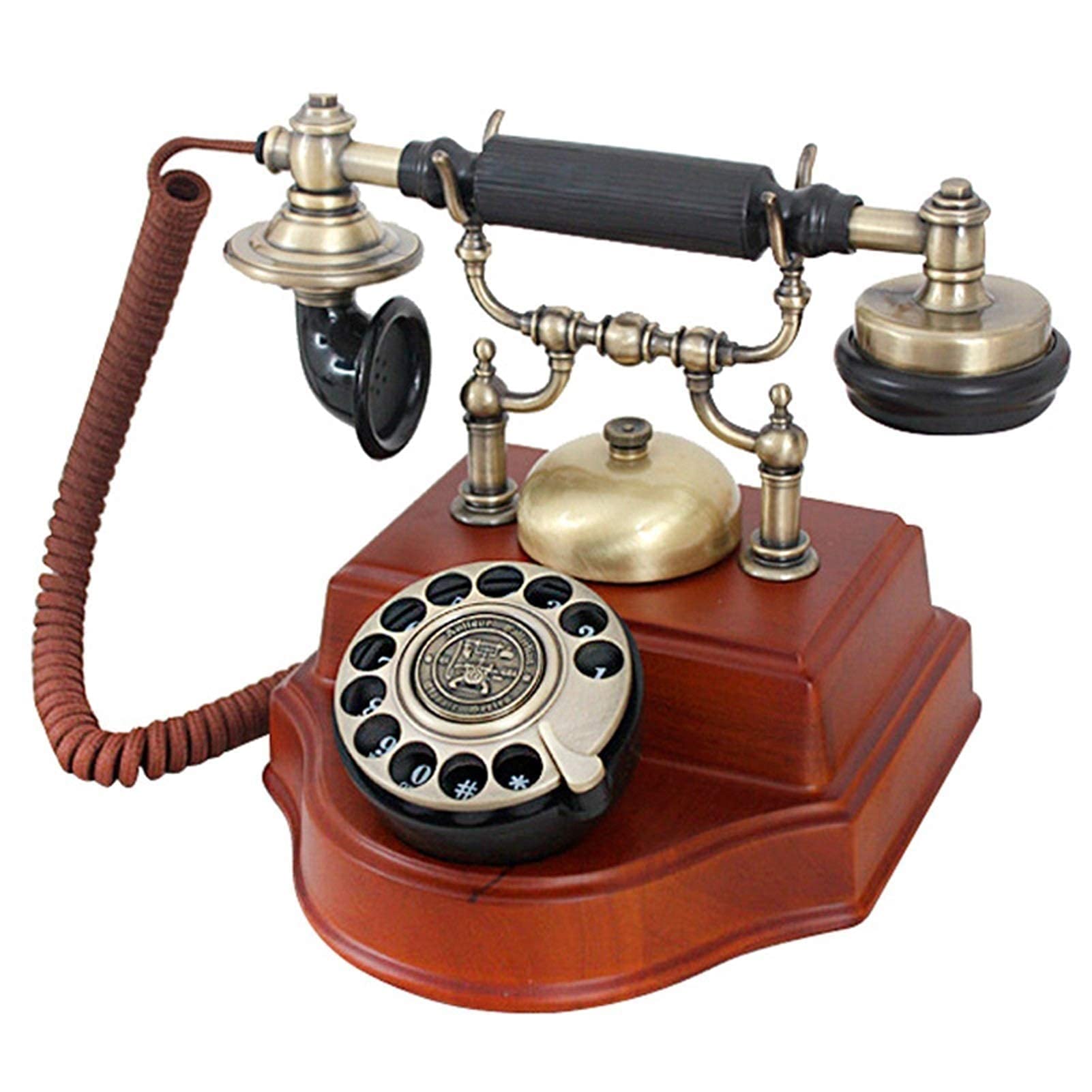 Amazon.co.jp: アンティーク電話 抽象ホーム装飾的な置物の工芸品の