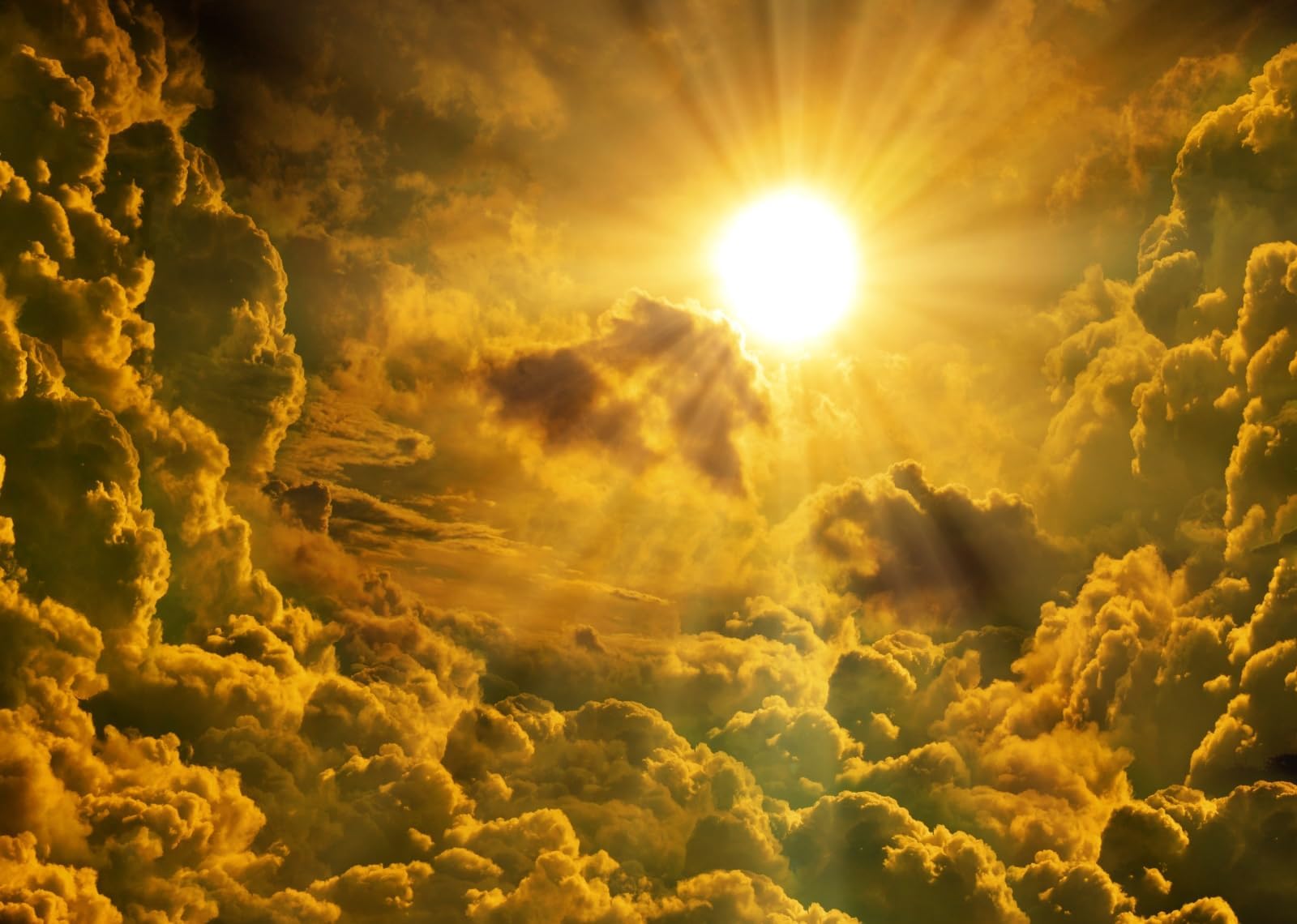 CORFOTO 2.1x1.5m Sunset Photo Backdrop Sun Light Rays Sky Clouds Theme Photography Background Summer Weather Fiery Sky Summer Theme Party Decor Photo Booth Props