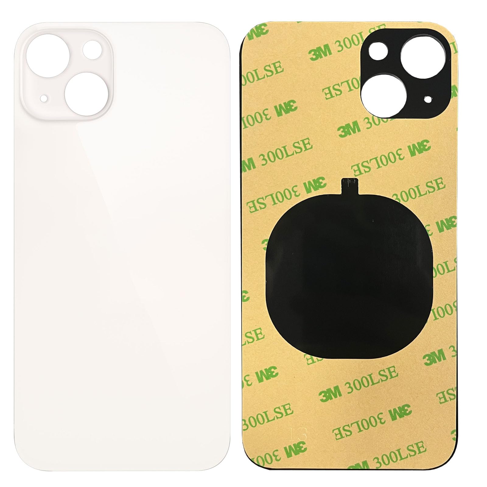 Photo 1 of VOXATVO Back Glass Replacement for iPhone 13 (A2633 A2482 A2631 A2634 A2635) Carriers NO Repair Tool Set (for 13 White) (White)