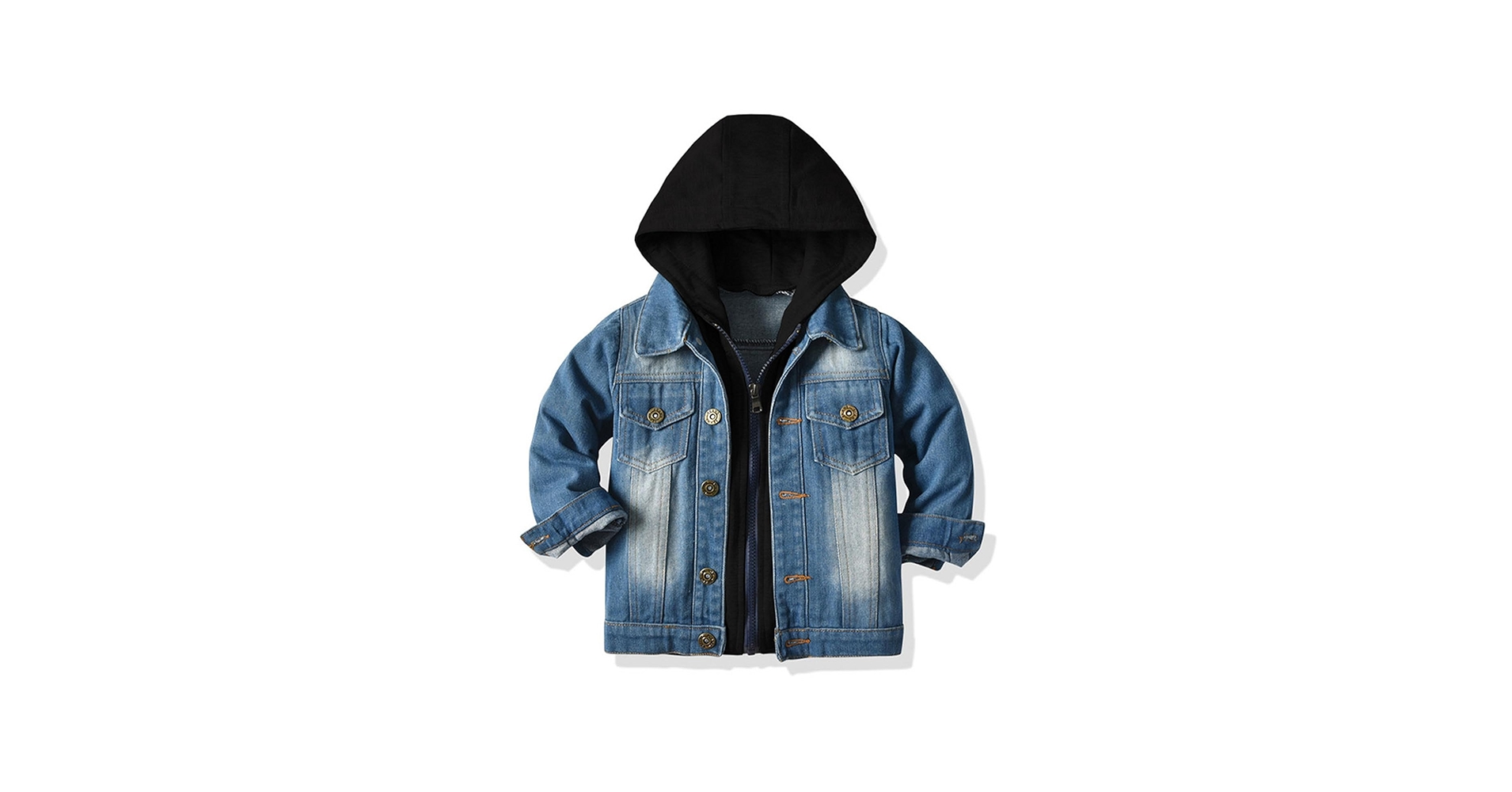 L’Appartement Boys denim Jacket Amazon.com: DOINLINE Boys Jean Jacket Kids Hooded Denim