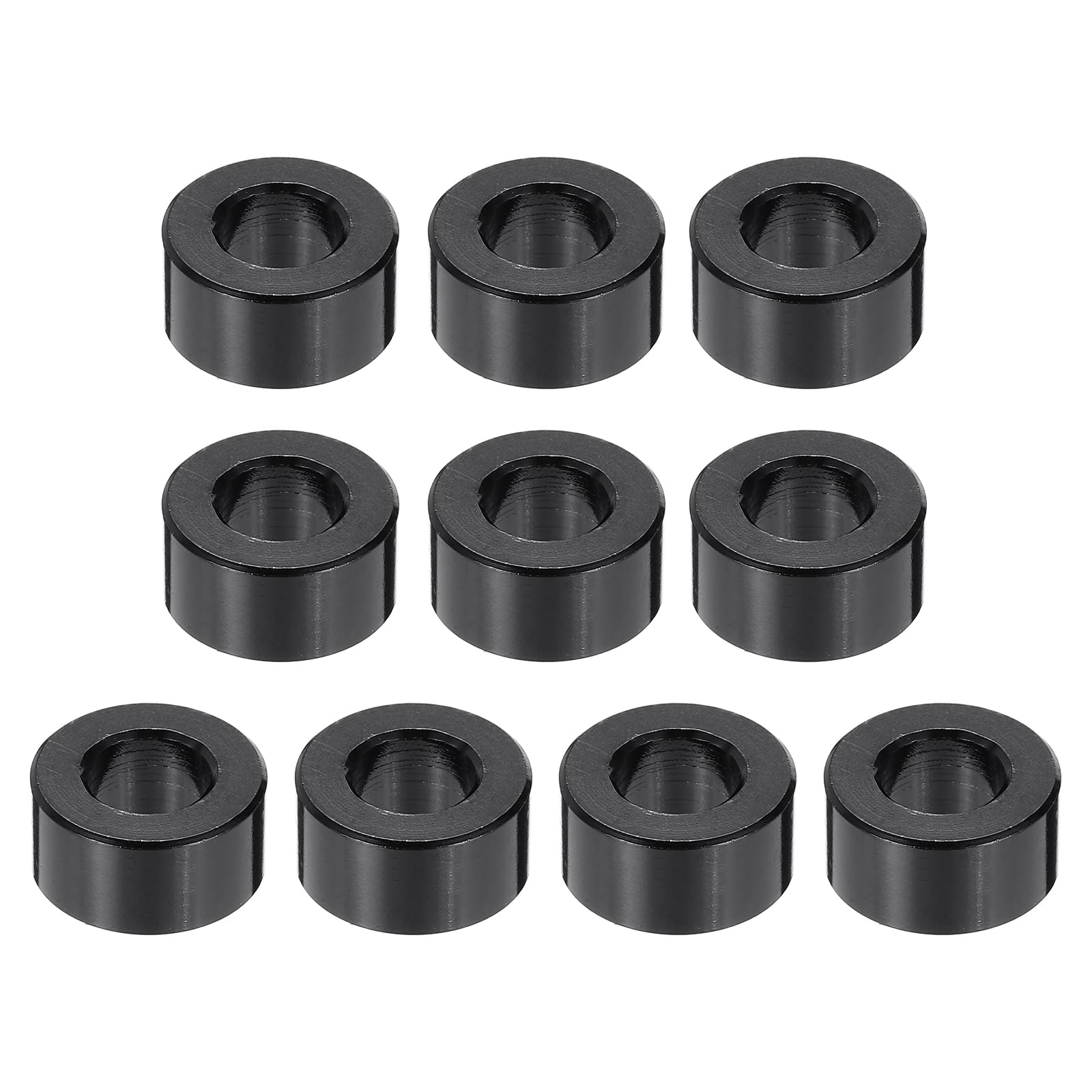 PATIKIL 10pcs M5 Aluminium Spacers, 3/16" ID x 3/8" OD Round Standoff Spacer