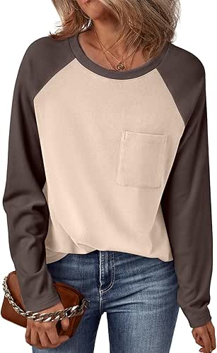 Trendy Queen Womens Sweatshirt Long Sleeve Fall Shirts Outfits Tops