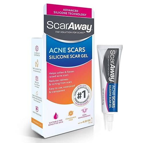 Miniatura 1 de ScarAway Tratamiento para cicatrices de acné, gel de silicona transparente para cicatrices, 100% grado médico, ayuda a mejorar el tamaño, el color y