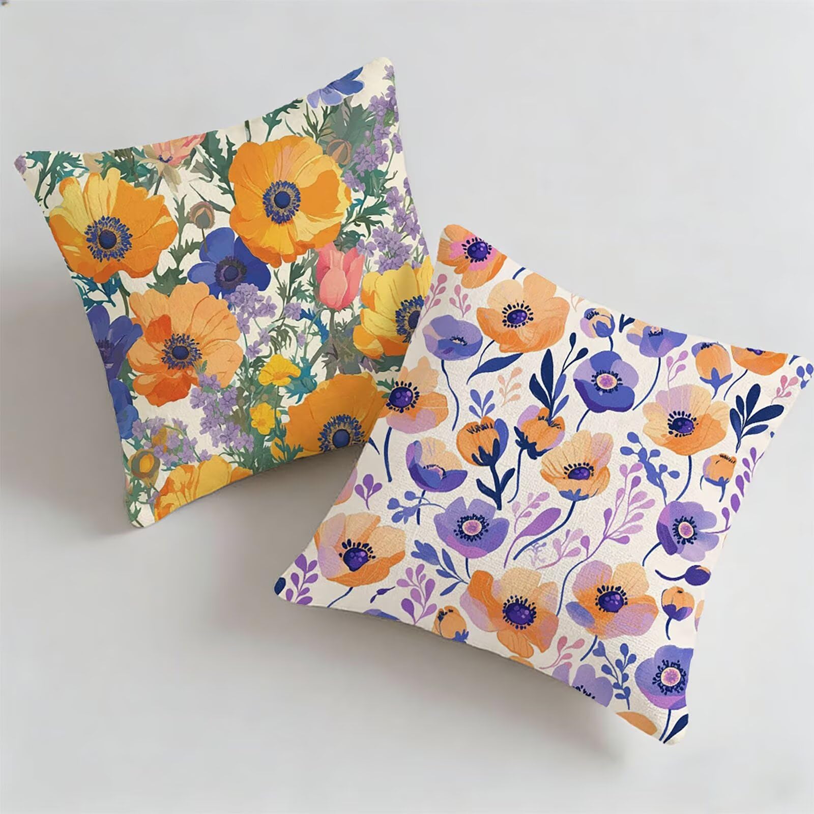 Housse coussin exterieur impermeable 60x60 contre taches et pluie salon jardin