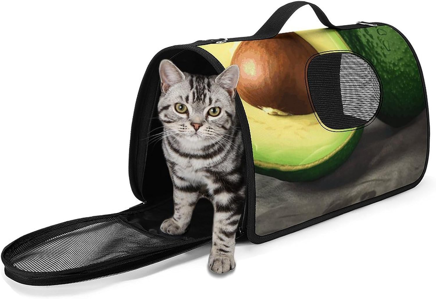 Pet Handbags, Fruit Cut in Half Printed Pet Handbags,folding Pet Bags,new Pet Handbags,universal Pet Handbags, 45X26X23.5cm