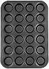 Chicago Metallic Pro Non-Stick Mini Muffin Pan, 24-Cup, Gray