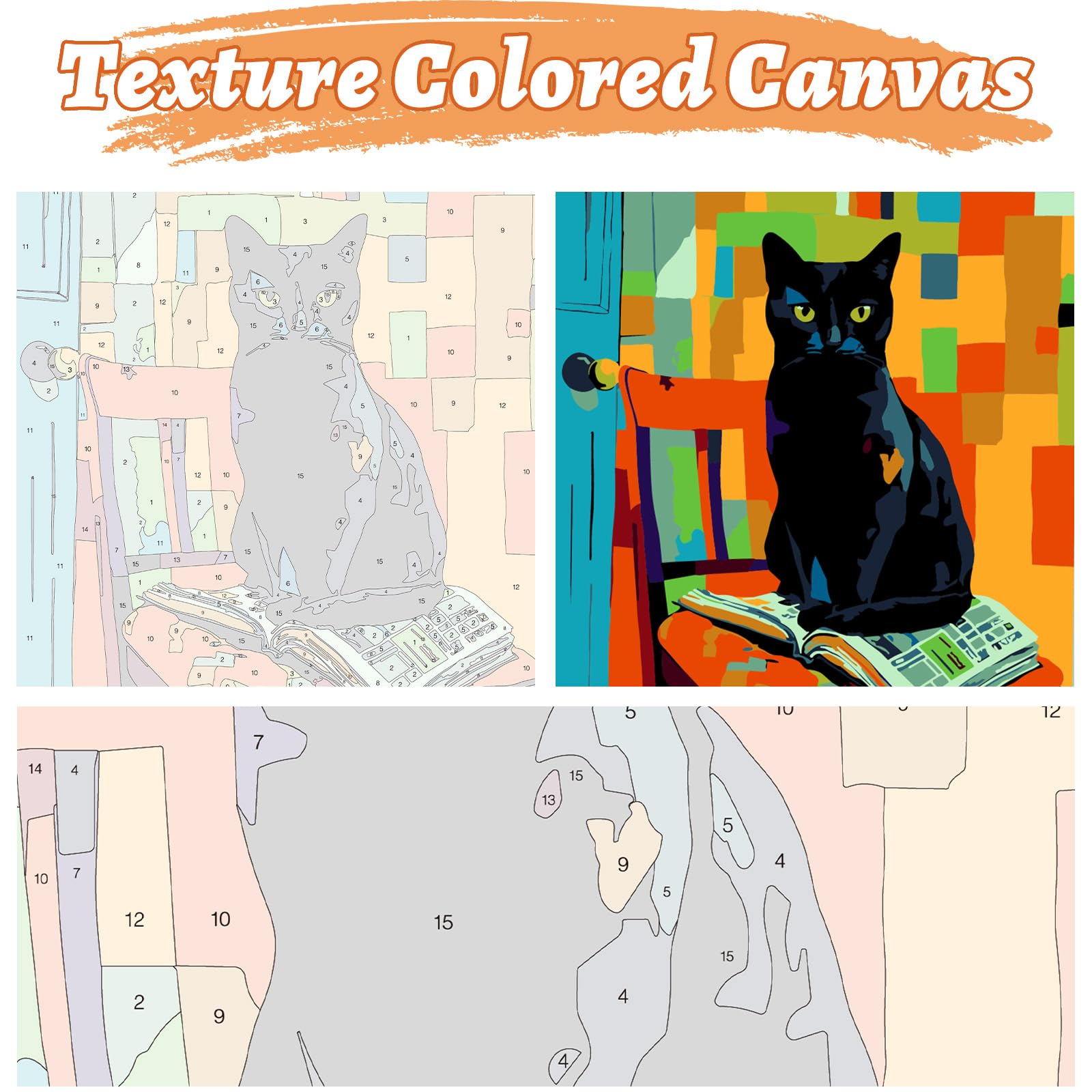 Kit Peinture Par Numéros Cheval - Toile 30x40 Cm - Peintures Acryliques & Pinceaux - DIY Adulte, Déco Maison