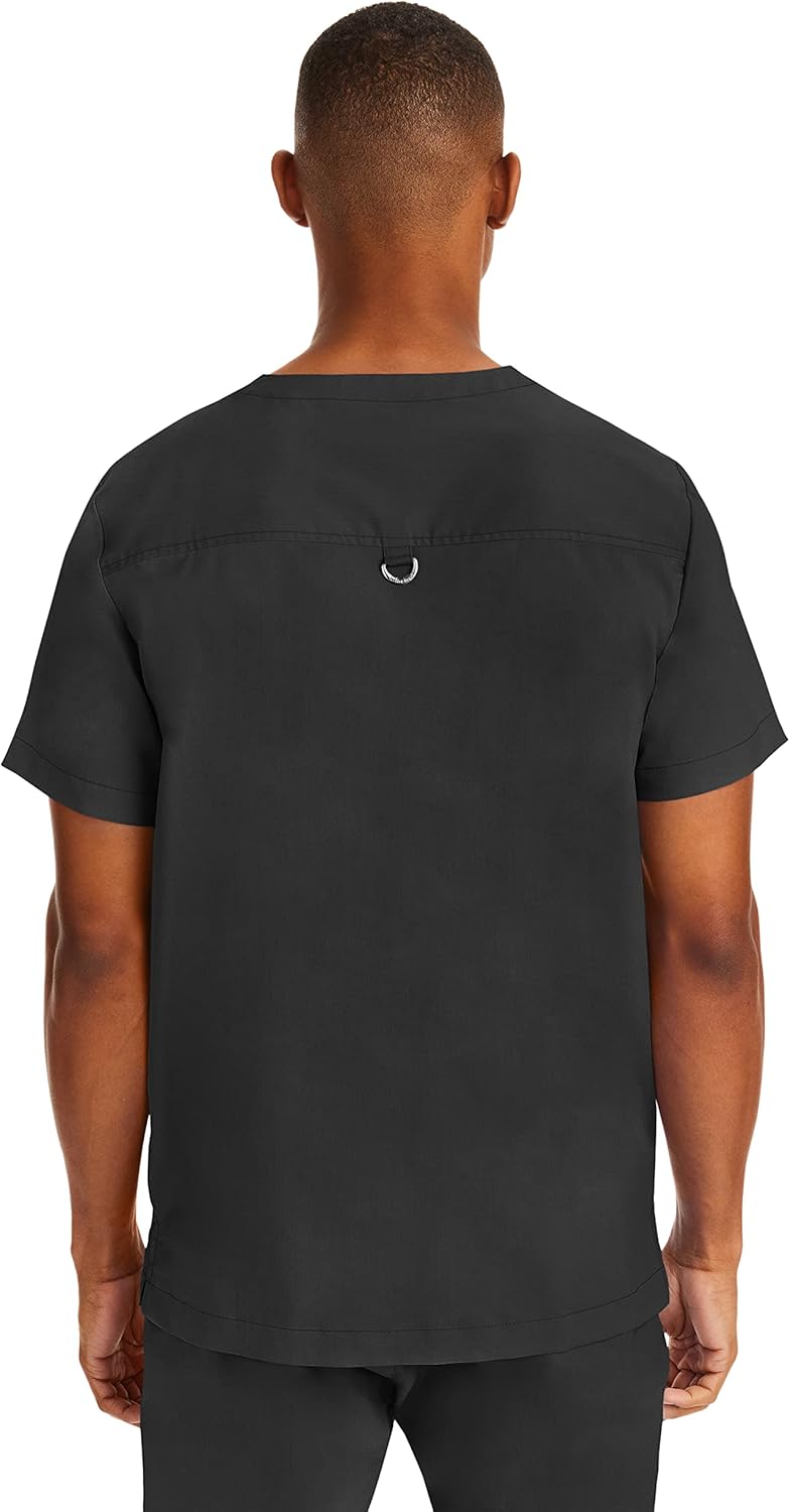 Healing Hands Scrubs for Men Modern Fit, Scrub Top Jake with 3 Patch Pockets, Side Vents and Stretchy Fabric 2331 - Image 2