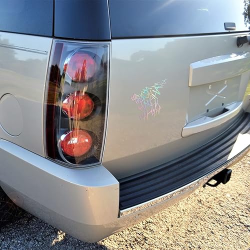 Miniatura 3 de 2 calcomanías para parabrisas de automóvil, diseño de Joker Haha Serious Evil Auto para parachoques de ventana, portátil, decoración personalizada