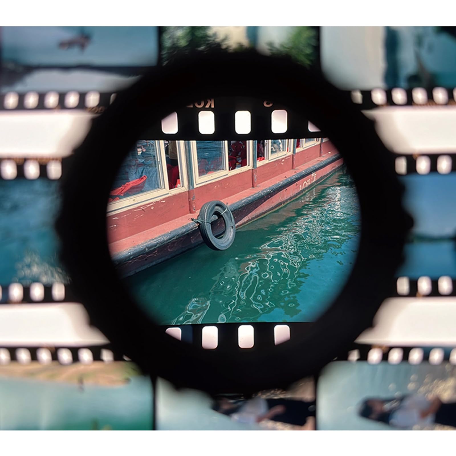 Lente di ingrandimento 135, lente d'ingrandimento 5X con lenti ottiche acromatiche, strumento fotografico per ispezione negativa, diapositiva e trasparenza