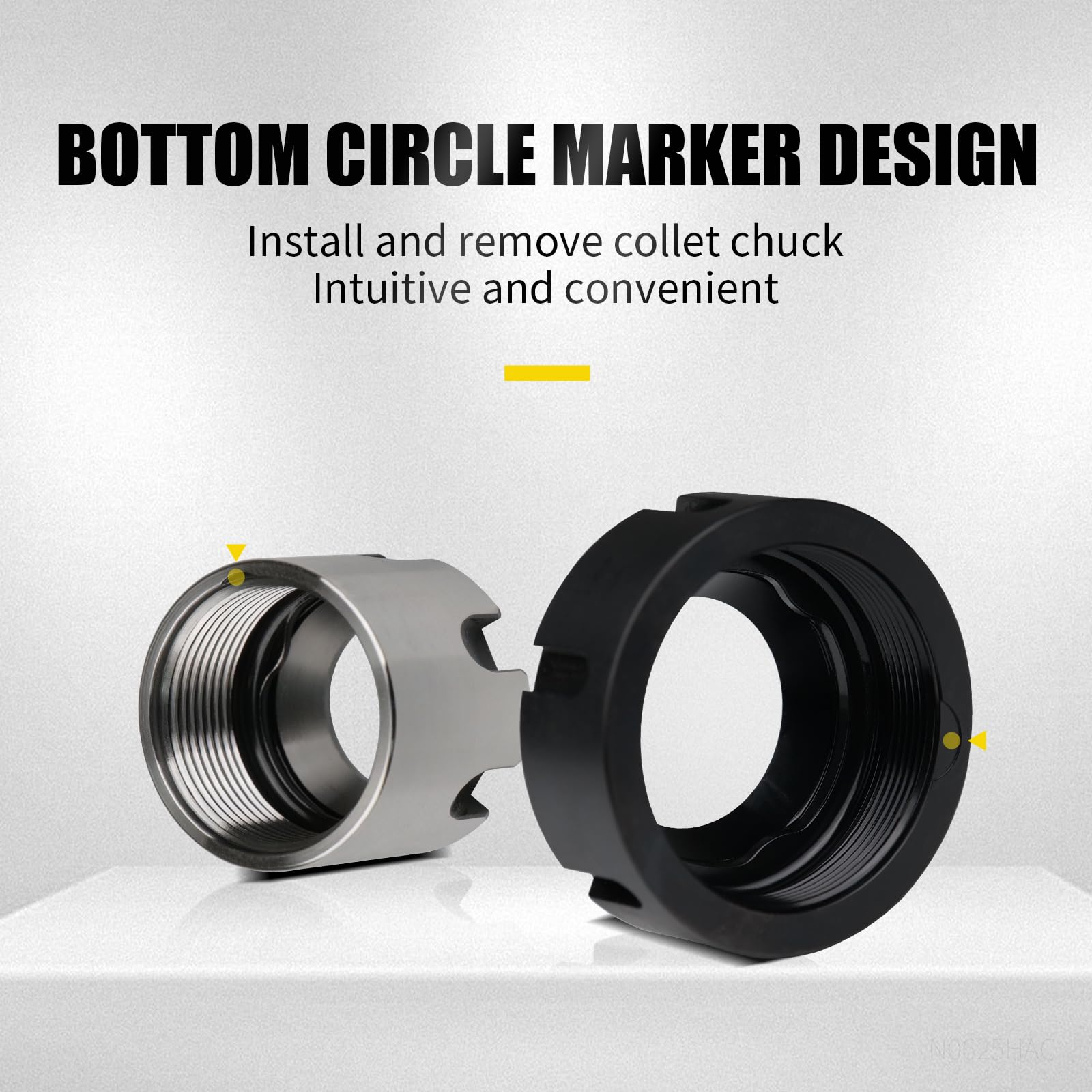 ER16 A Type Collet Clamping Nut For CNC Milling Chuck Holder And Lathe Machines